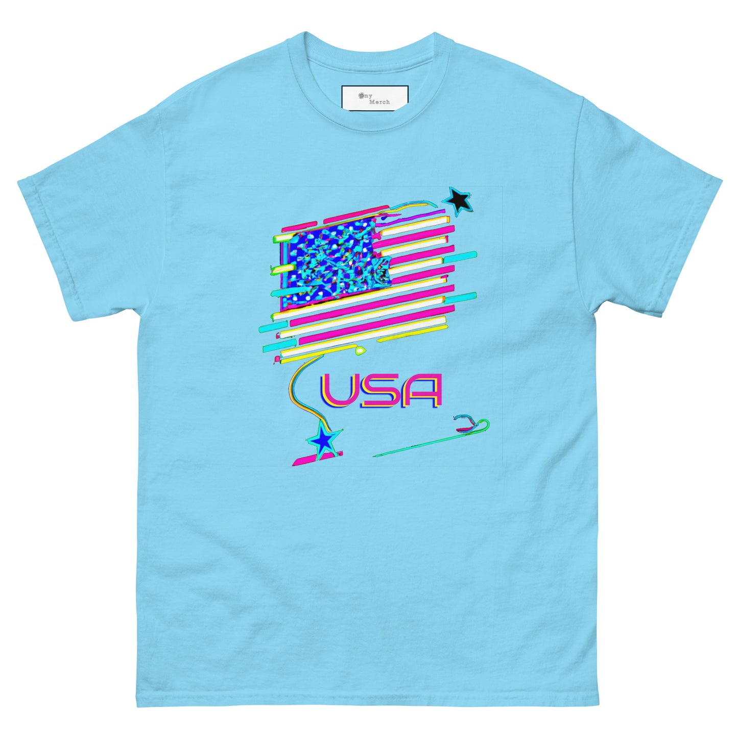 Retro USA Flag - Unisex classic tee