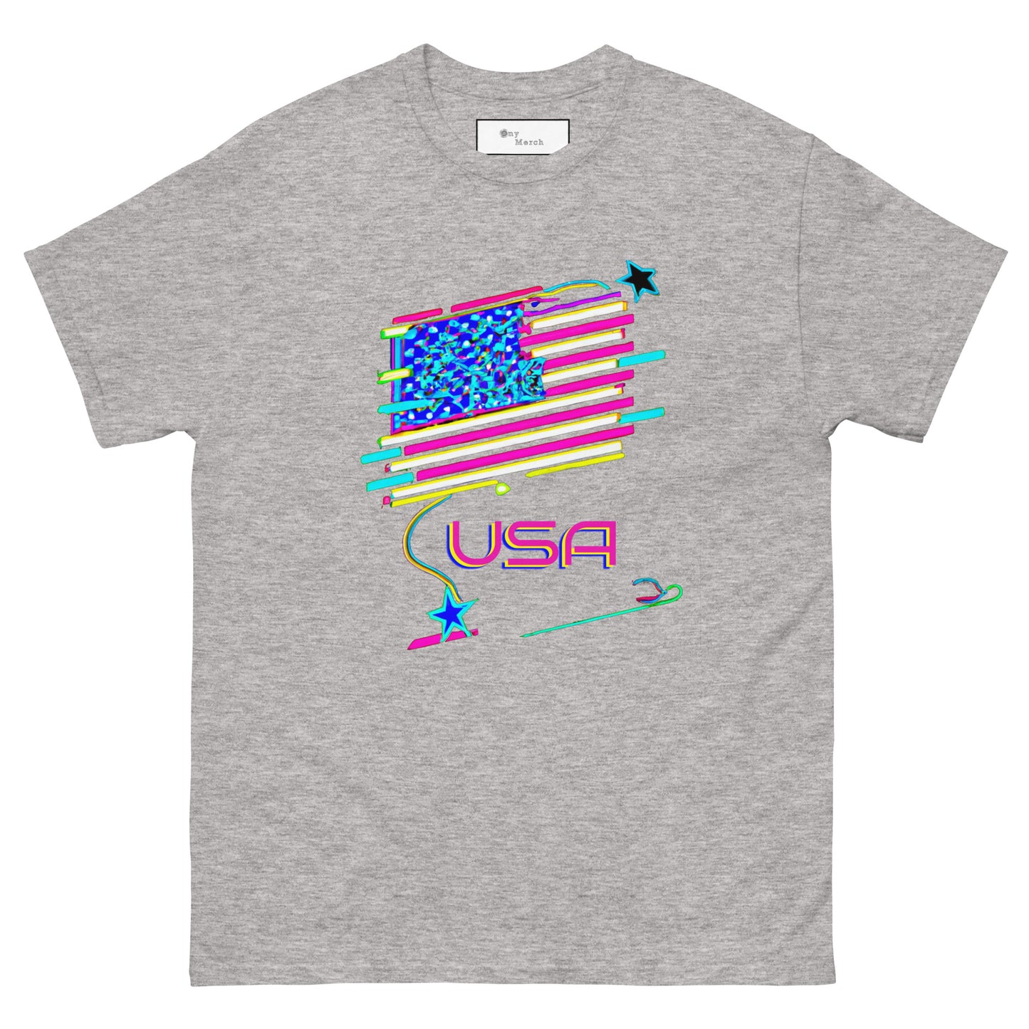 Retro USA Flag - Unisex classic tee