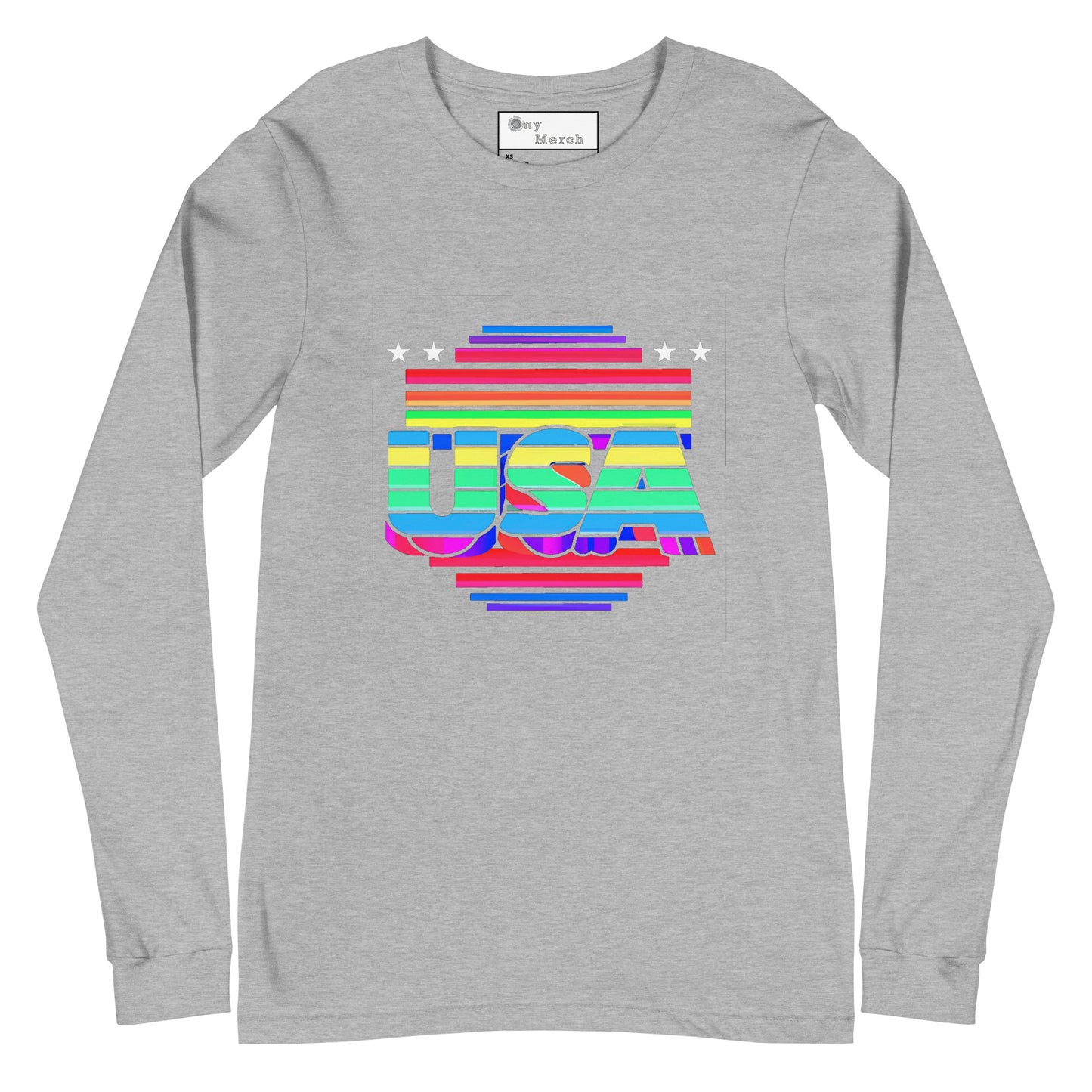 Retro Arcade Style USA - Unisex Long Sleeve Tee