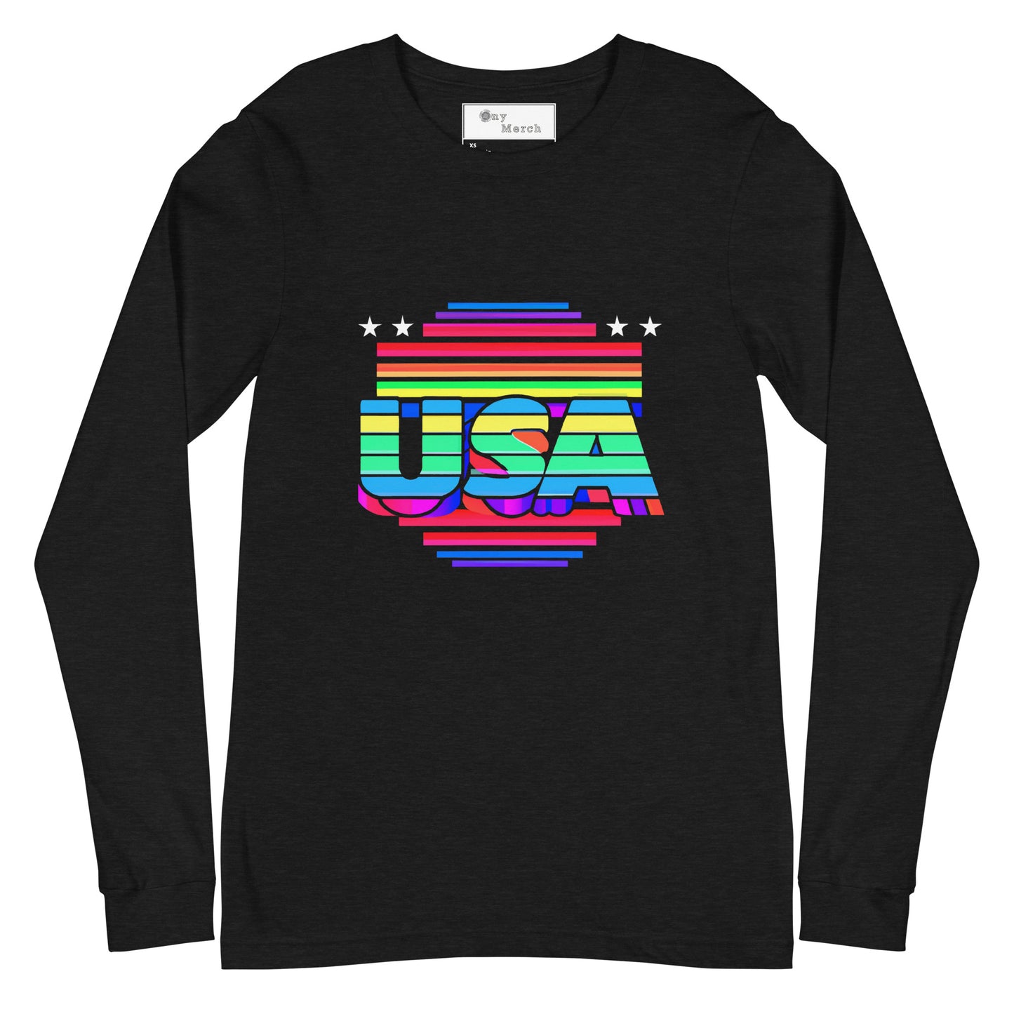 Retro Arcade Style USA - Unisex Long Sleeve Tee