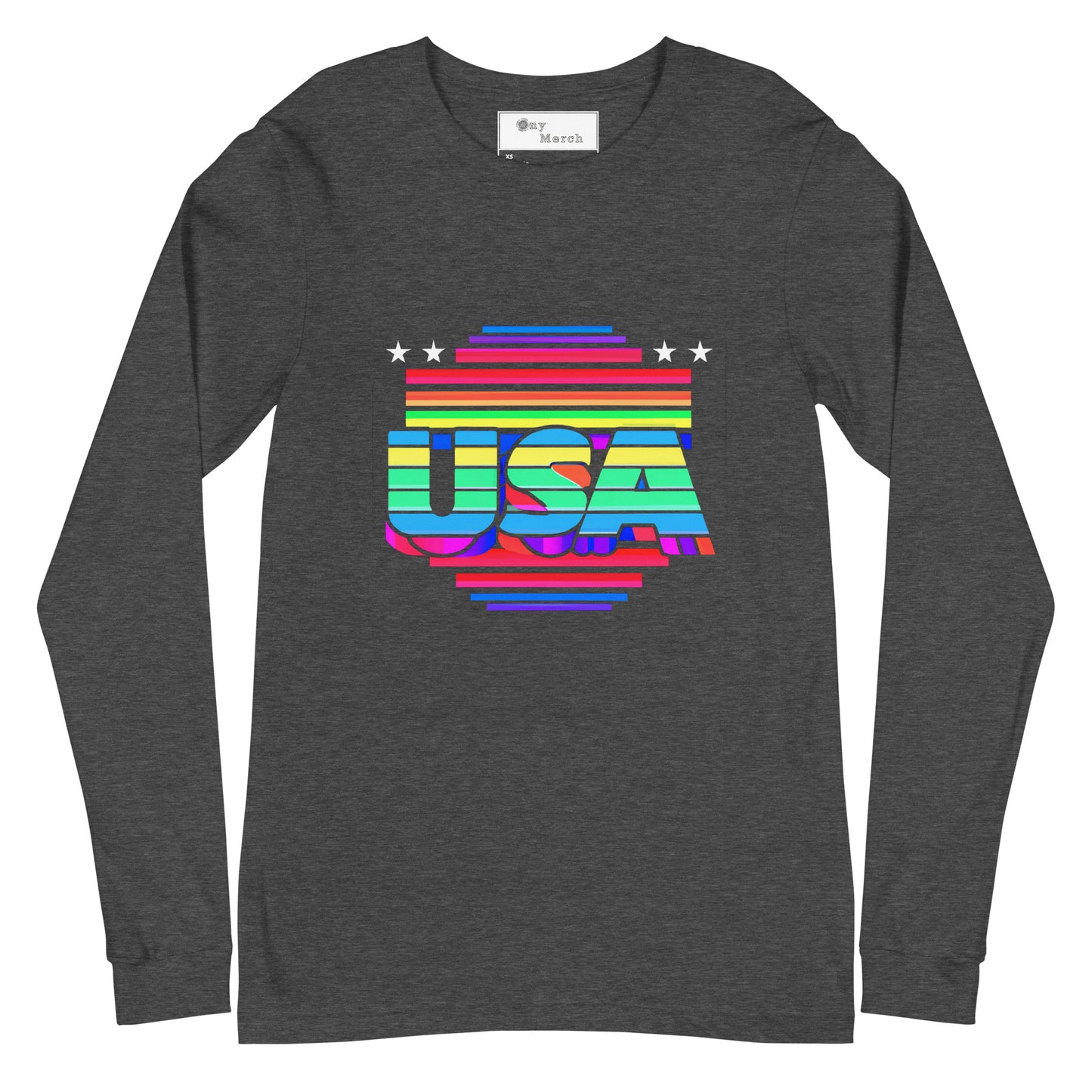 Retro Arcade Style USA - Unisex Long Sleeve Tee