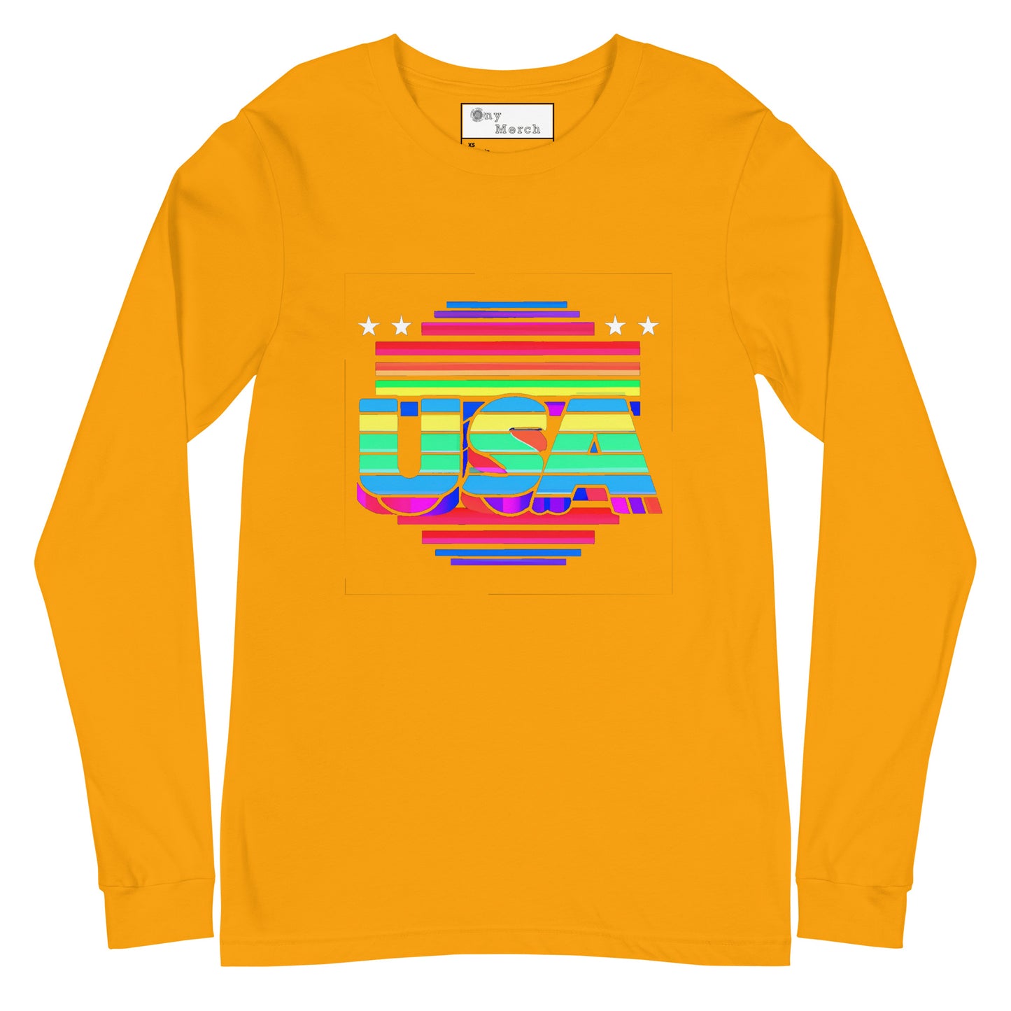 Retro Arcade Style USA - Unisex Long Sleeve Tee