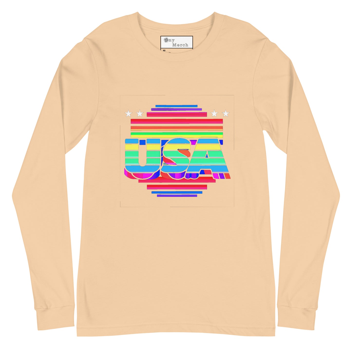 Retro Arcade Style USA - Unisex Long Sleeve Tee