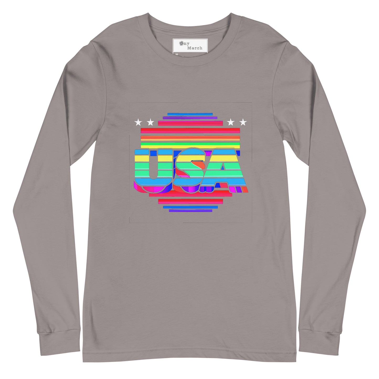 Retro Arcade Style USA - Unisex Long Sleeve Tee
