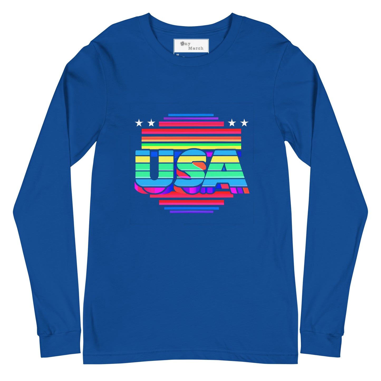 Retro Arcade Style USA - Unisex Long Sleeve Tee