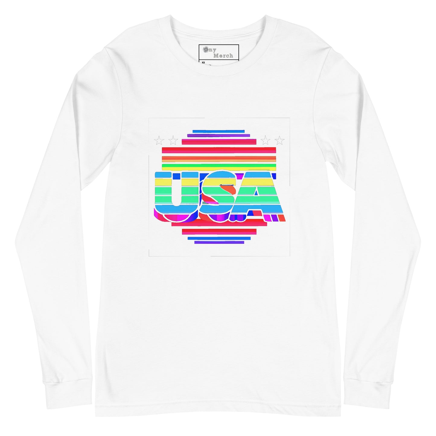 Retro Arcade Style USA - Unisex Long Sleeve Tee