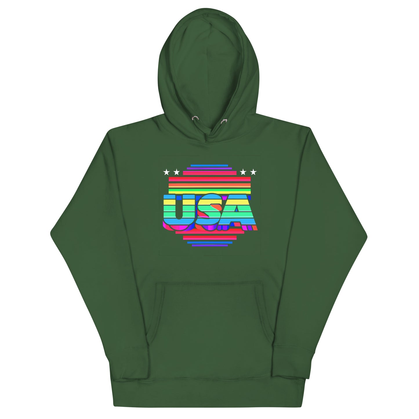 Retro Arcade Style USA - Unisex Hoodie