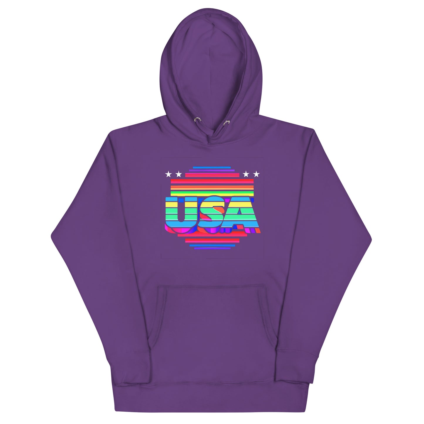 Retro Arcade Style USA - Unisex Hoodie