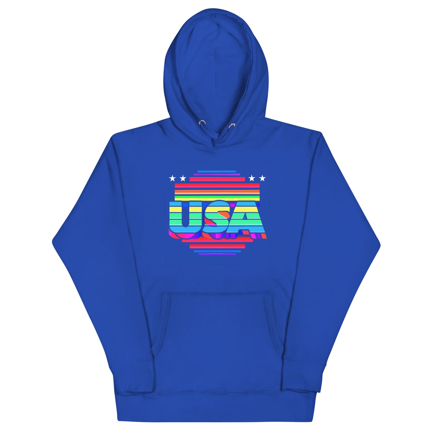 Retro Arcade Style USA - Unisex Hoodie