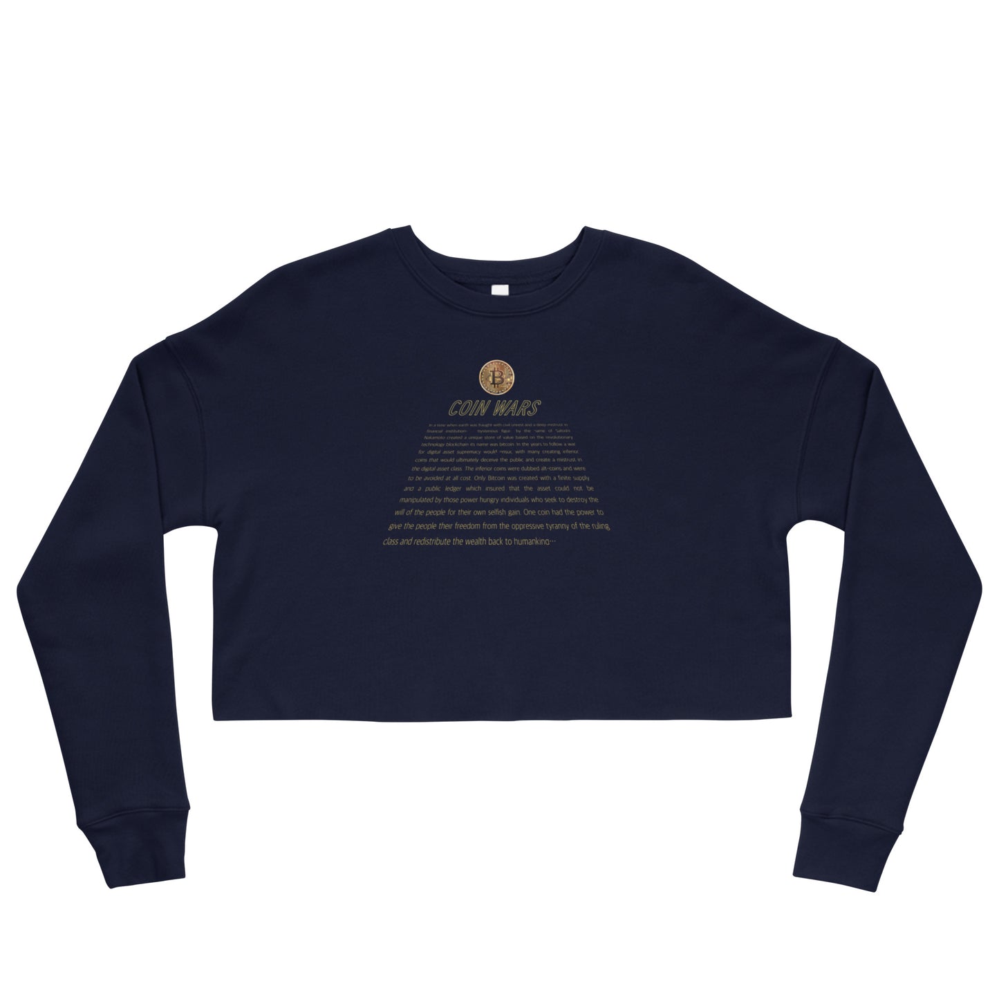 Coin Wars - Crop Sweatshirt
